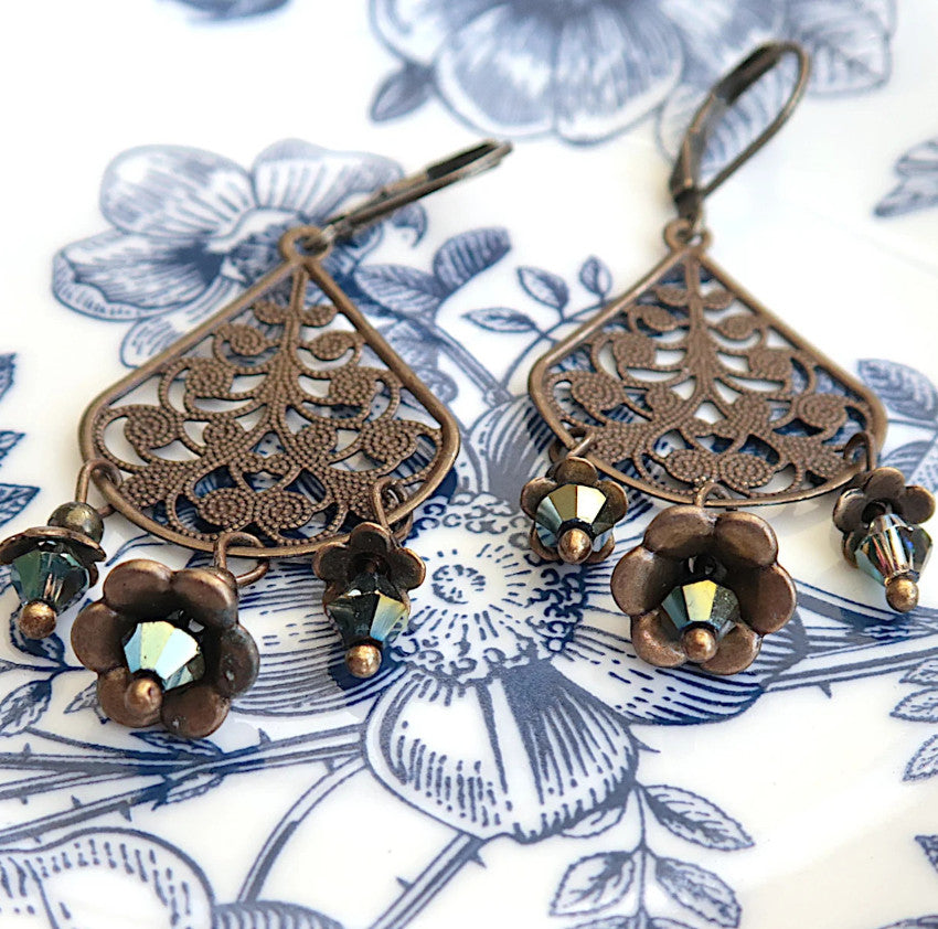filigree ohrringe